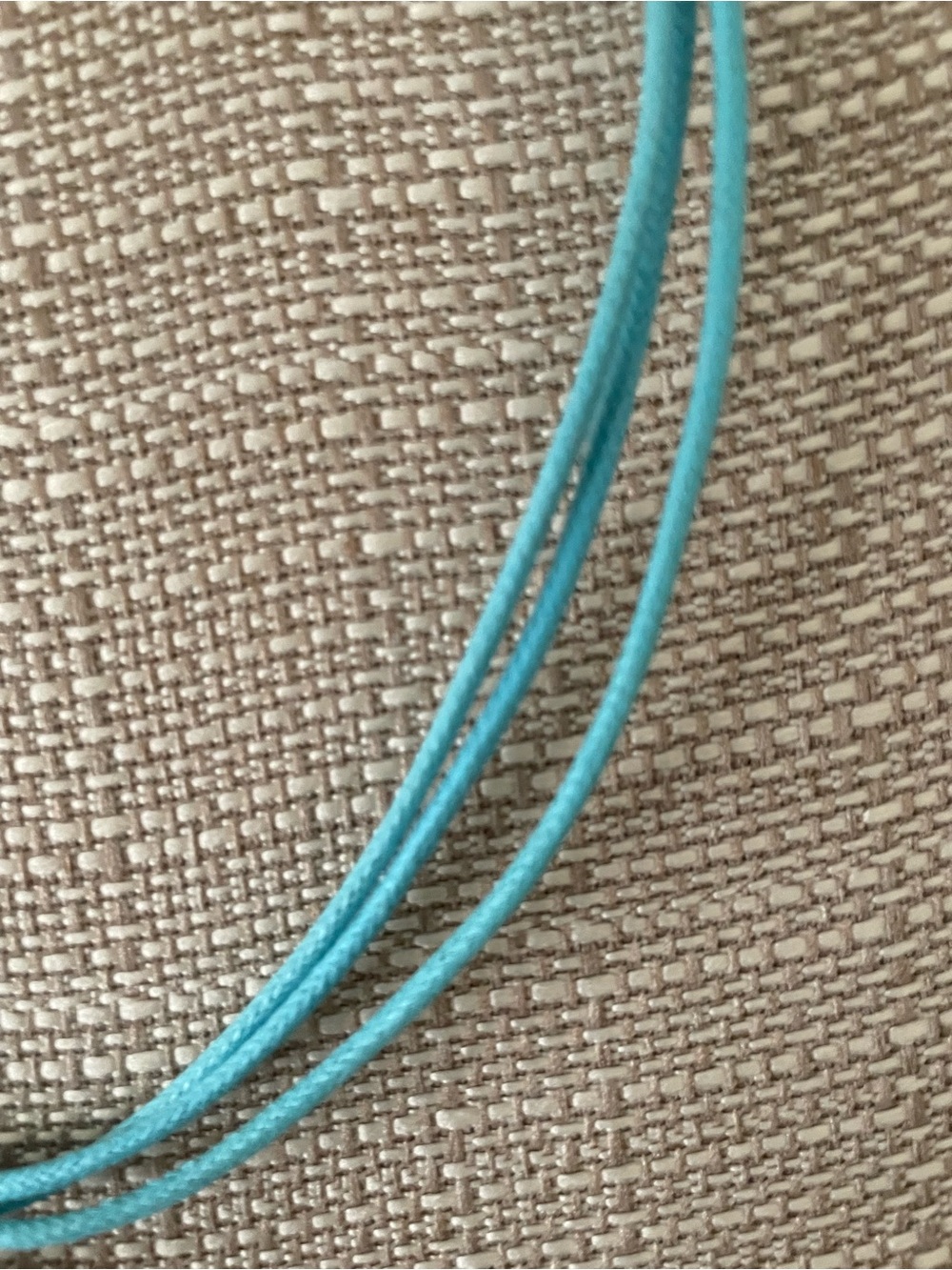 Murano Glass Turquoise Gold Accent SquarePendant Necklace NWOT - Picture 6 of 9